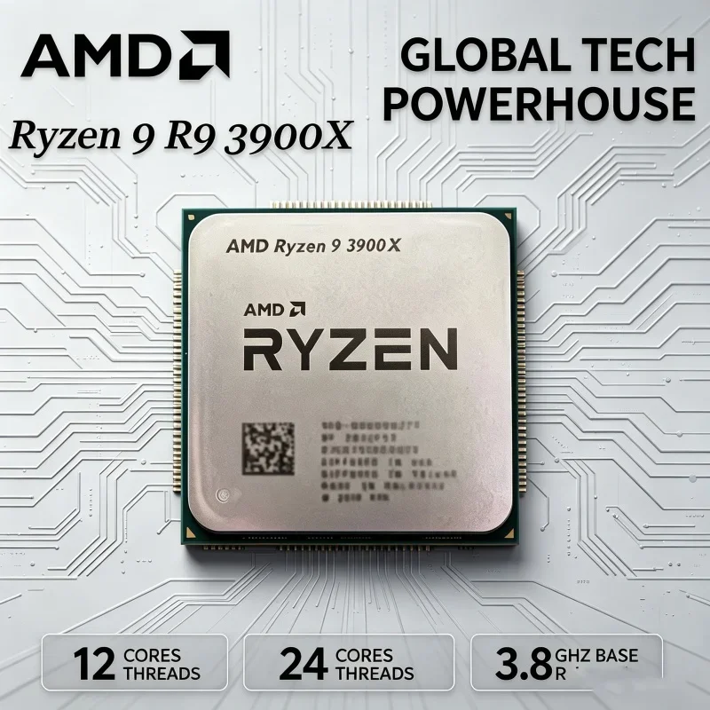Amd Cpu Ryzen 9 - Процессор AMD Ryzen 9 3900X (флагманский