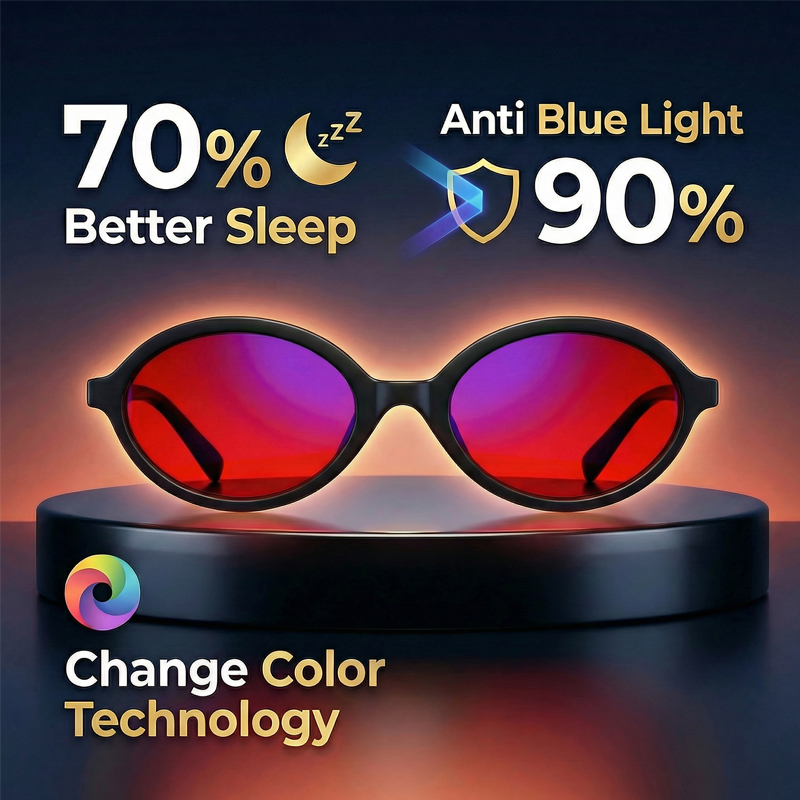 Gaming Glasses Tinted - Очки овальной формы с защитой от