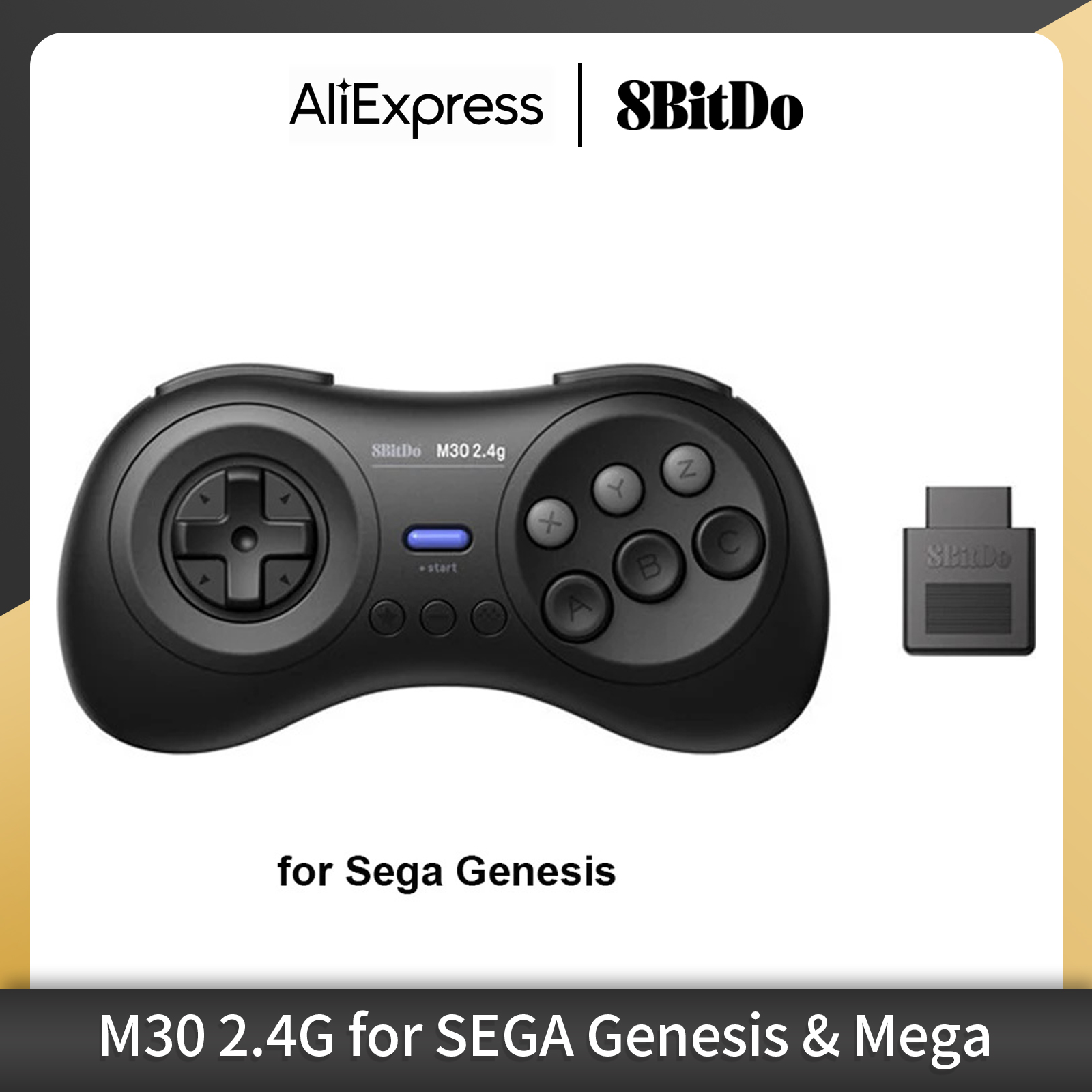 Gaming Accessories Driving - Беспроводной игровой контроллер 8BitDo M30 2,4G