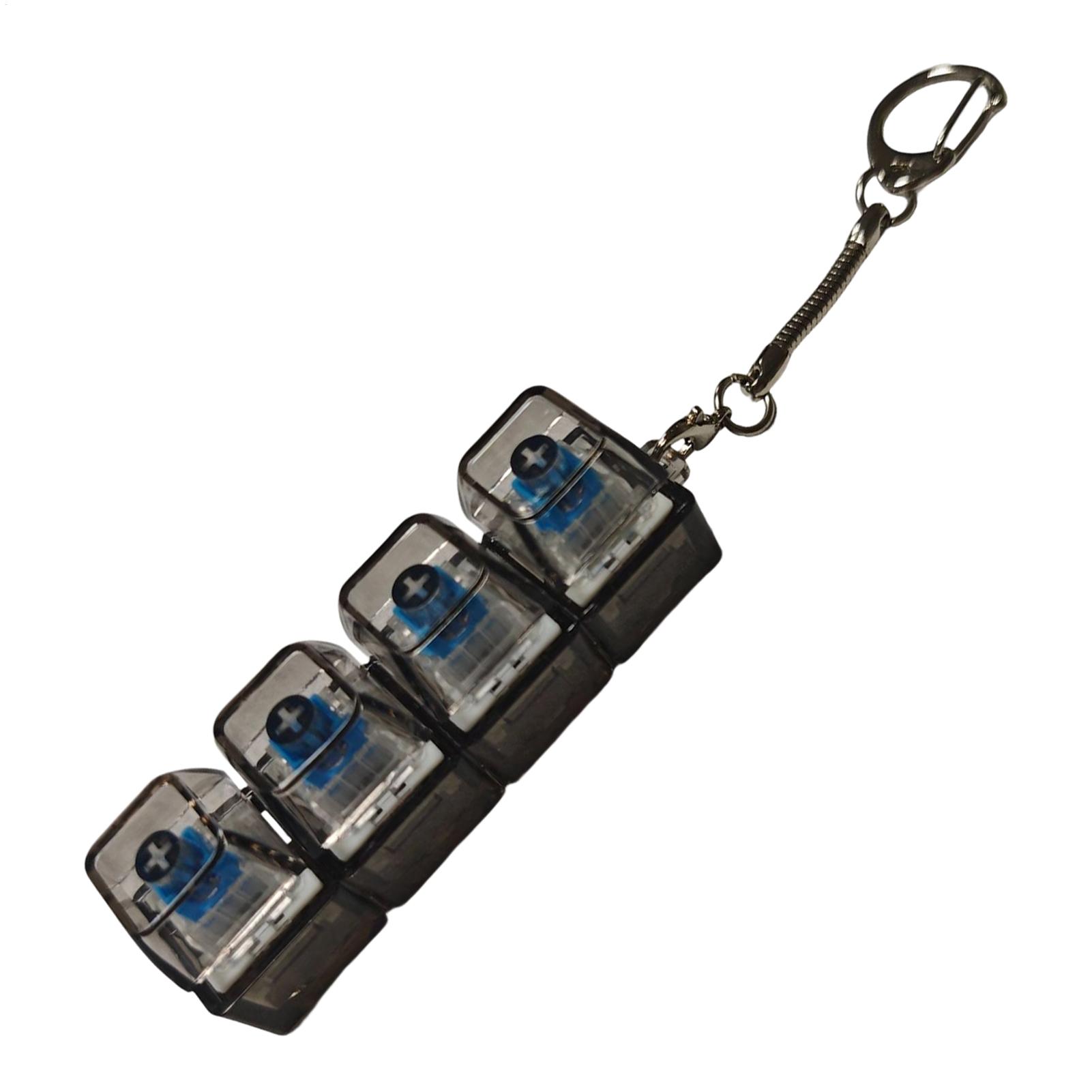 Keyboard Switch Tester - Брелок-клавиатура: Игрушка-антистресс, DIY-кнопка, фиджет-брелок, тестер механической