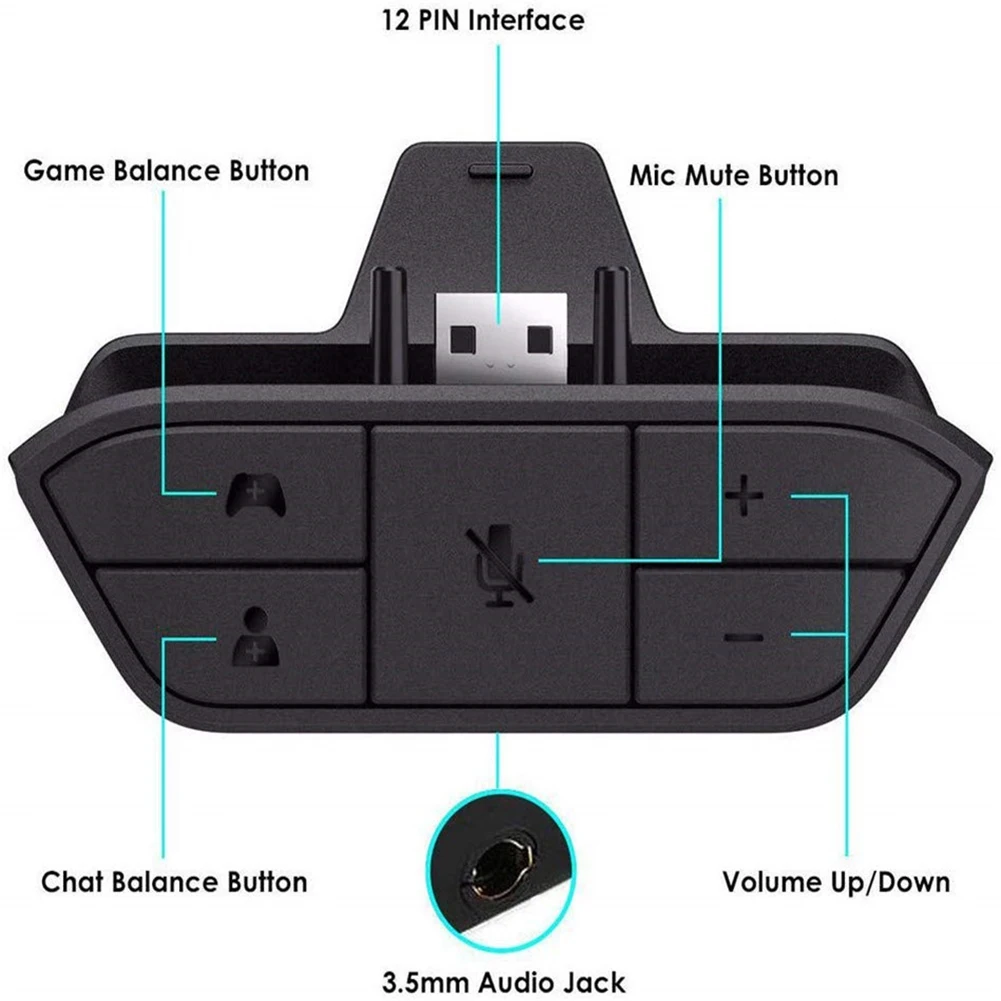 Адаптер для стереогарнитуры, а – обзор и цена Gaming Controllers Xbox Accessories
