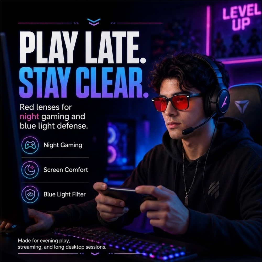 Очки для геймеров с защитой от – обзор и цена Gaming Glasses Tinted