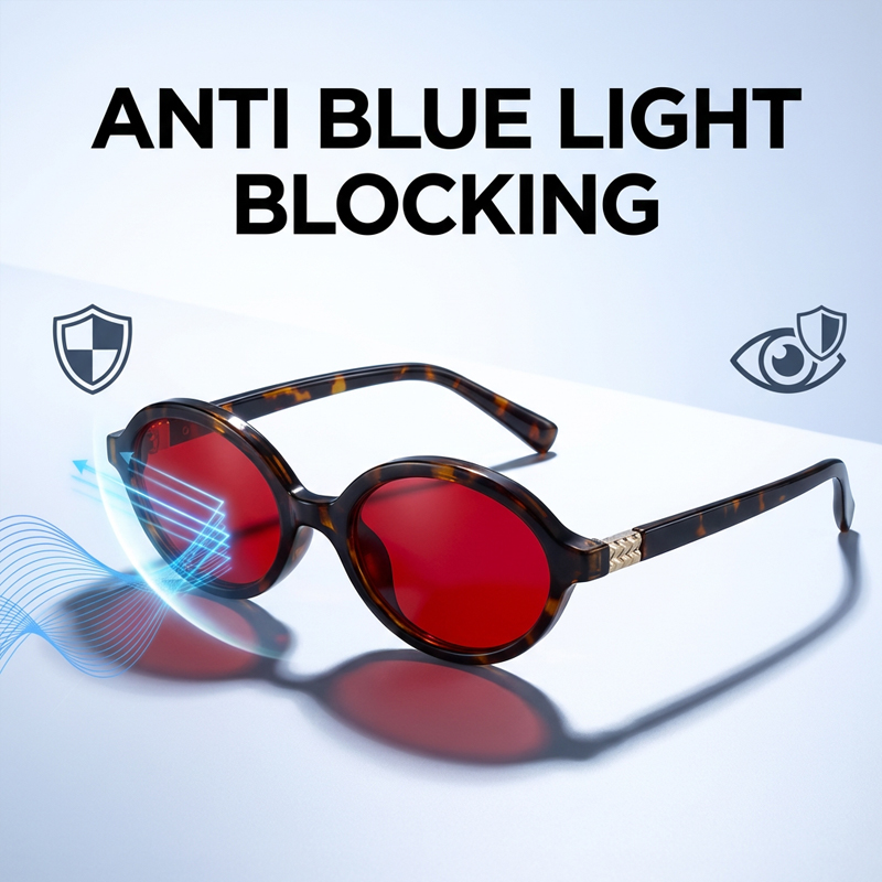 Очки овальной формы с защитой  – обзор и цена Gaming Glasses Tinted